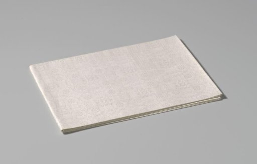 White linen napkin