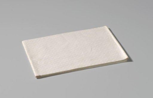 White linen napkin