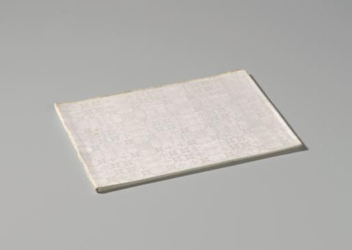 Linen napkin with a pelts pattern