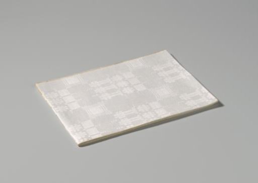 Linen napkin with pelican pattern