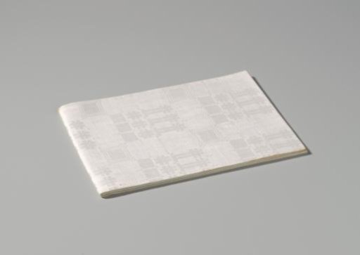 Linen napkin with pelican pattern
