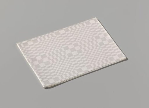 Linen napkin with pelican pattern