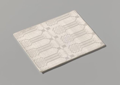 Linen napkin with pellen pattern