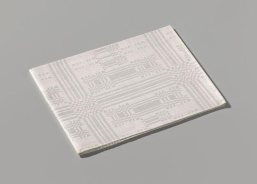 Linen napkin with pelican pattern