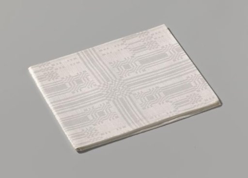 Linen napkin with pelican pattern