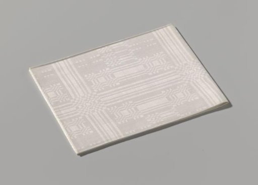 Linen napkin with pelican pattern
