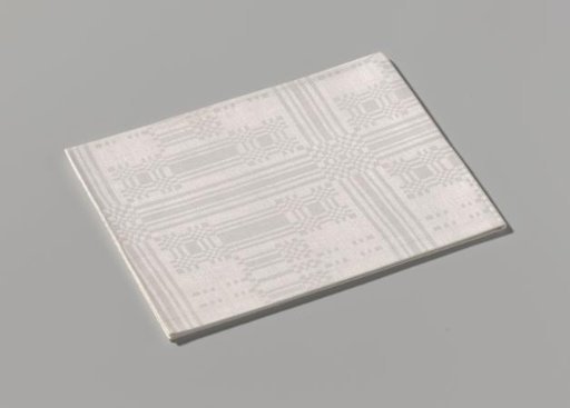 Linen napkin with pelican pattern