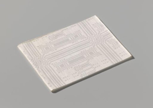 Linen napkin with pelican pattern