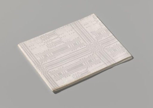 Linen napkin with pelican pattern