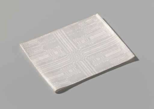 Linen napkin with pelican pattern