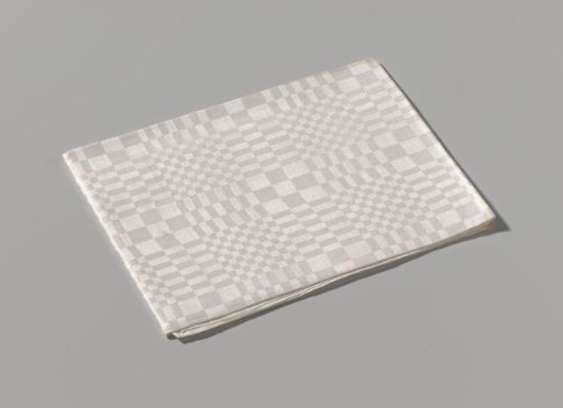 Linen napkin with pelican pattern