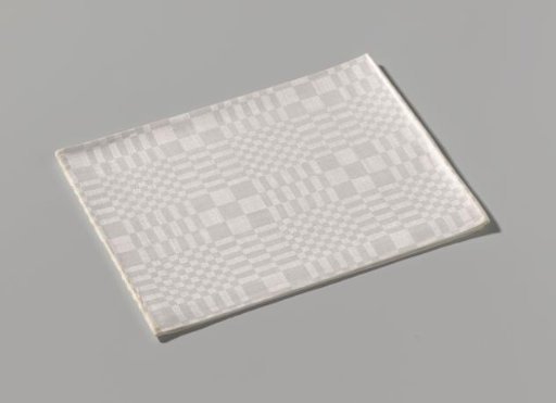 Linen napkin with pelican pattern