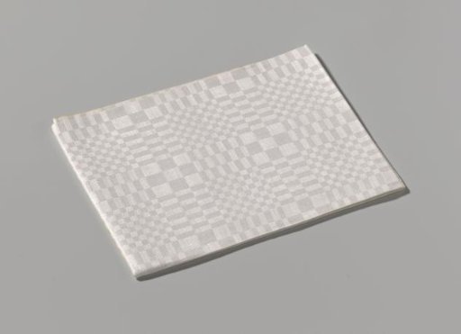Linen napkin with a pelts pattern