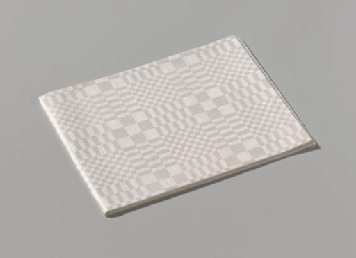 Linen napkin with a pelts pattern