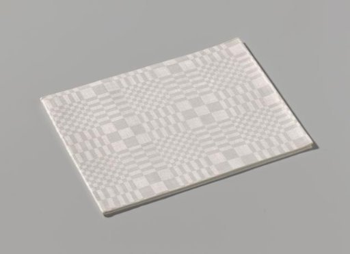 Linen napkin with a pelts pattern