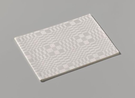 Linen napkin with pellet pattern