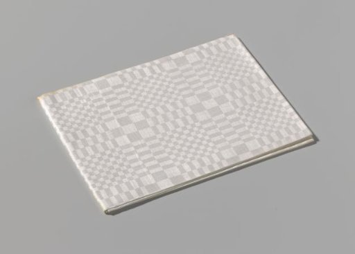 Linen napkin with pelican pattern