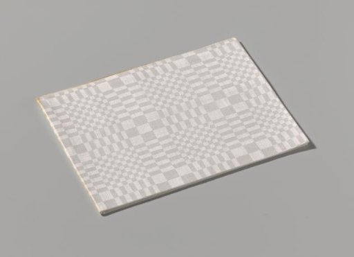 Linen napkin with pelican pattern
