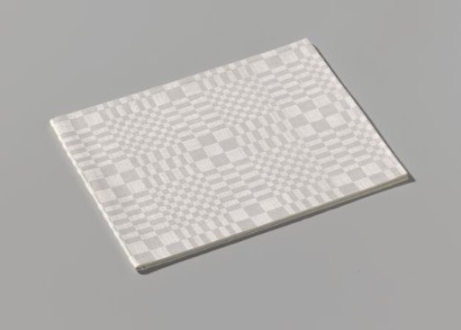 Linen napkin with pelican pattern
