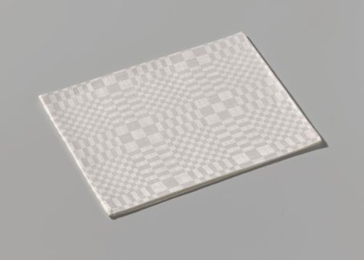 Linen napkin with pelican pattern