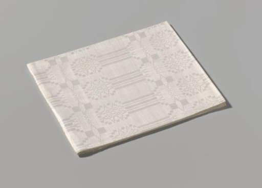 Linen napkin with pelican pattern