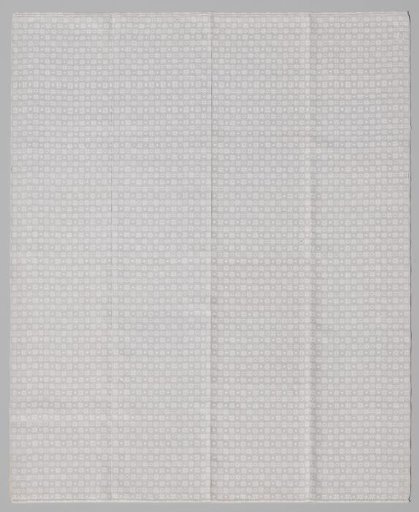 Napkin of white linen damask