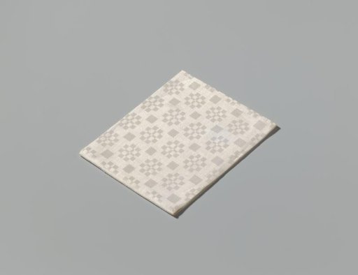 Linen napkin with a pattern of peels