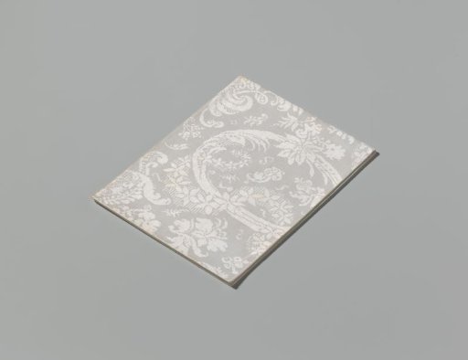 Napkin of White Linen Damask