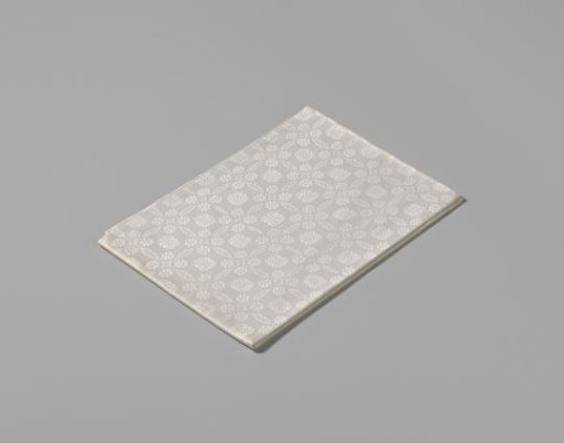 Linen napkin with peel pattern