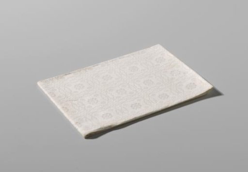 Linen napkin with pelican pattern