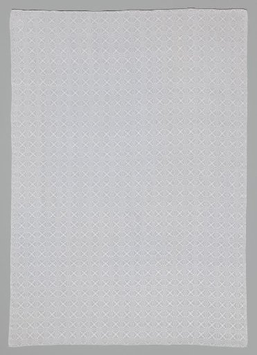 Linen napkin with scale pattern