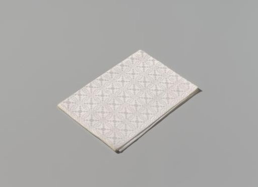 Linen napkin with pelican pattern