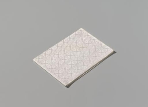 Linen napkin with pelican pattern
