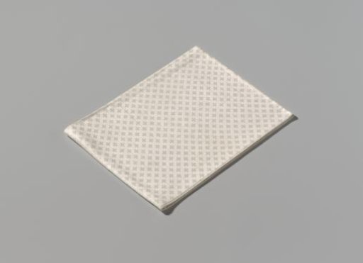 Linen napkin with scale pattern