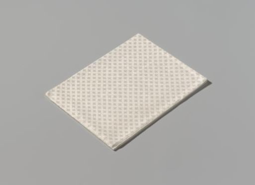 Linen napkin with scale pattern