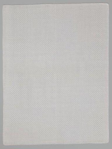Linen napkin with scale pattern