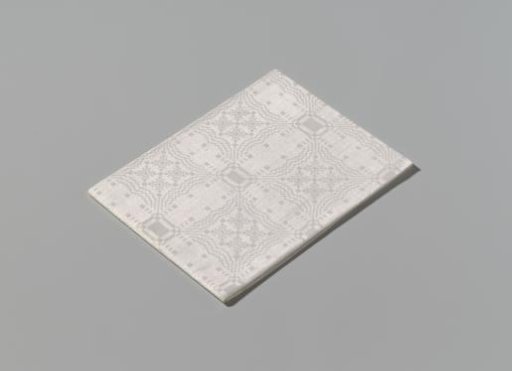 Linen napkin with a pattern of peels
