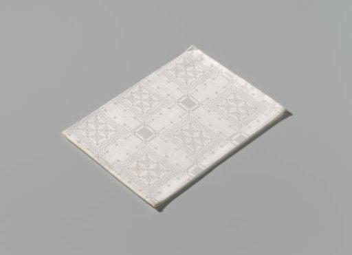 Linen napkin with pelican pattern