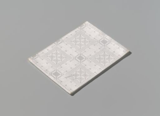 Linen napkin with pelican pattern