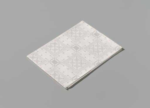 Linen napkin with pelican pattern