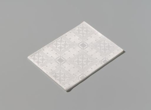 Linen napkin with pelican pattern
