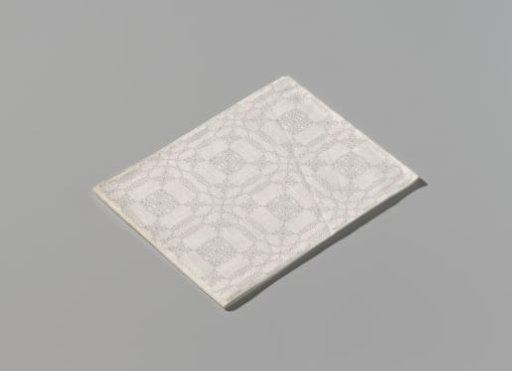 White linen napkin