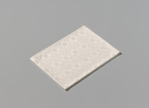 White linen napkin