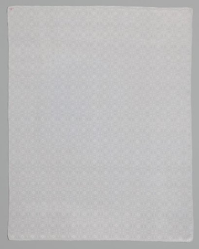 White linen damask napkin