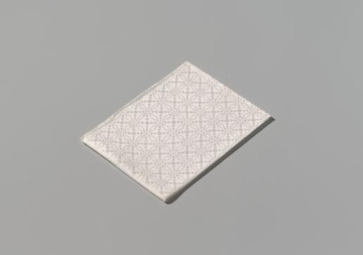 White linen napkin