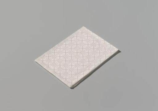 White linen napkin
