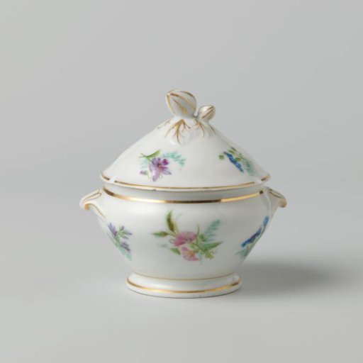Tureen with various flower sprays