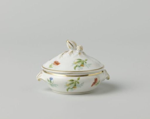 Tureen with various flower sprays