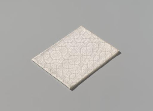Napkin of white linen