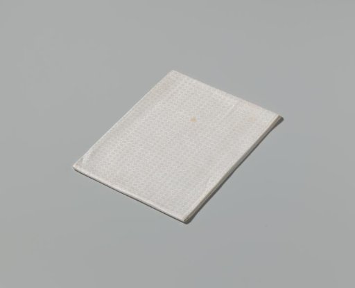 Napkin of white linen